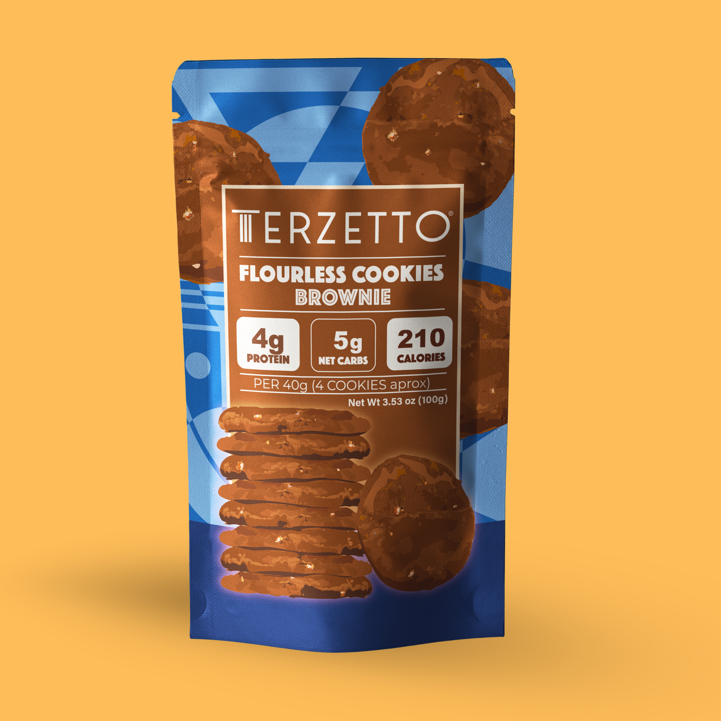 Flourless cookies brownie - Terzetto