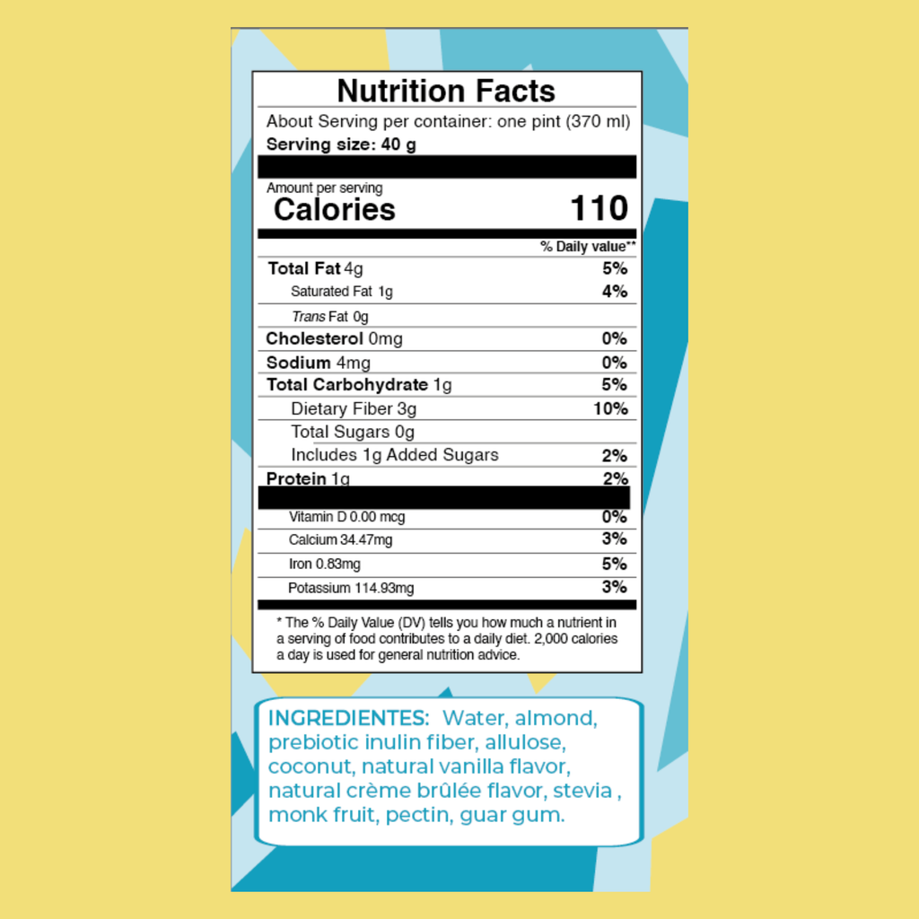 Terzeto - 8 PACK Vainilla creme brule