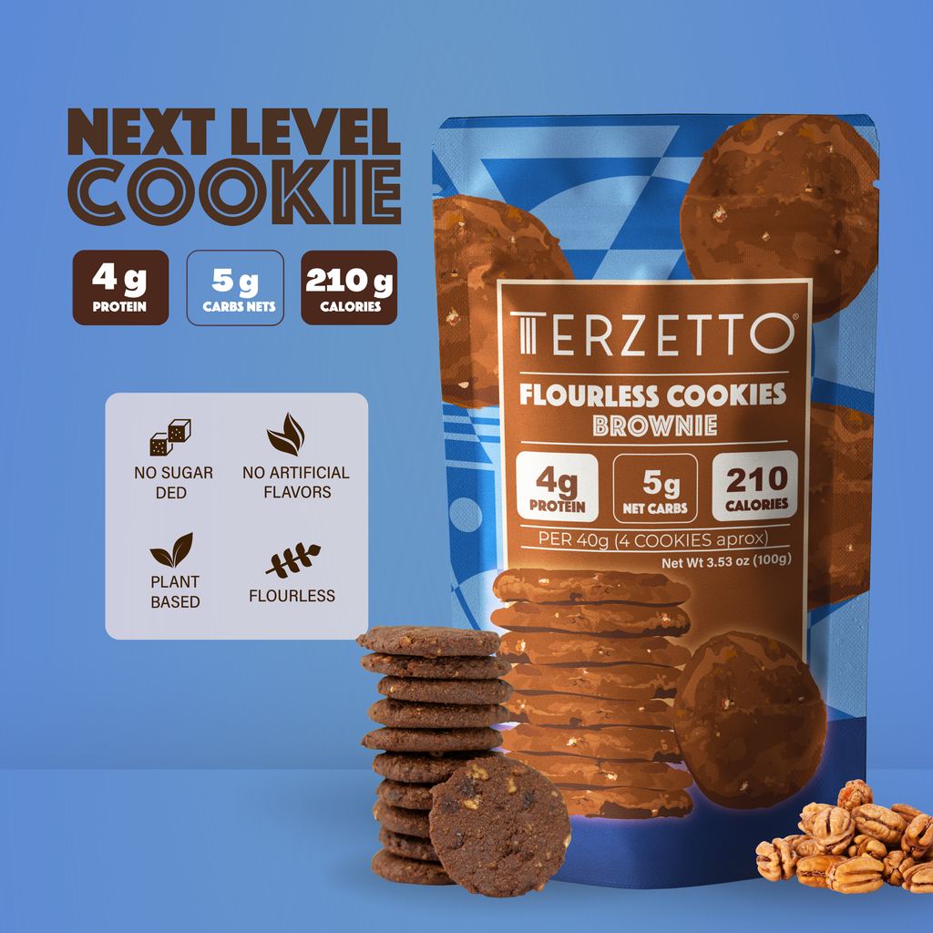 Flourless cookies brownie - Terzetto