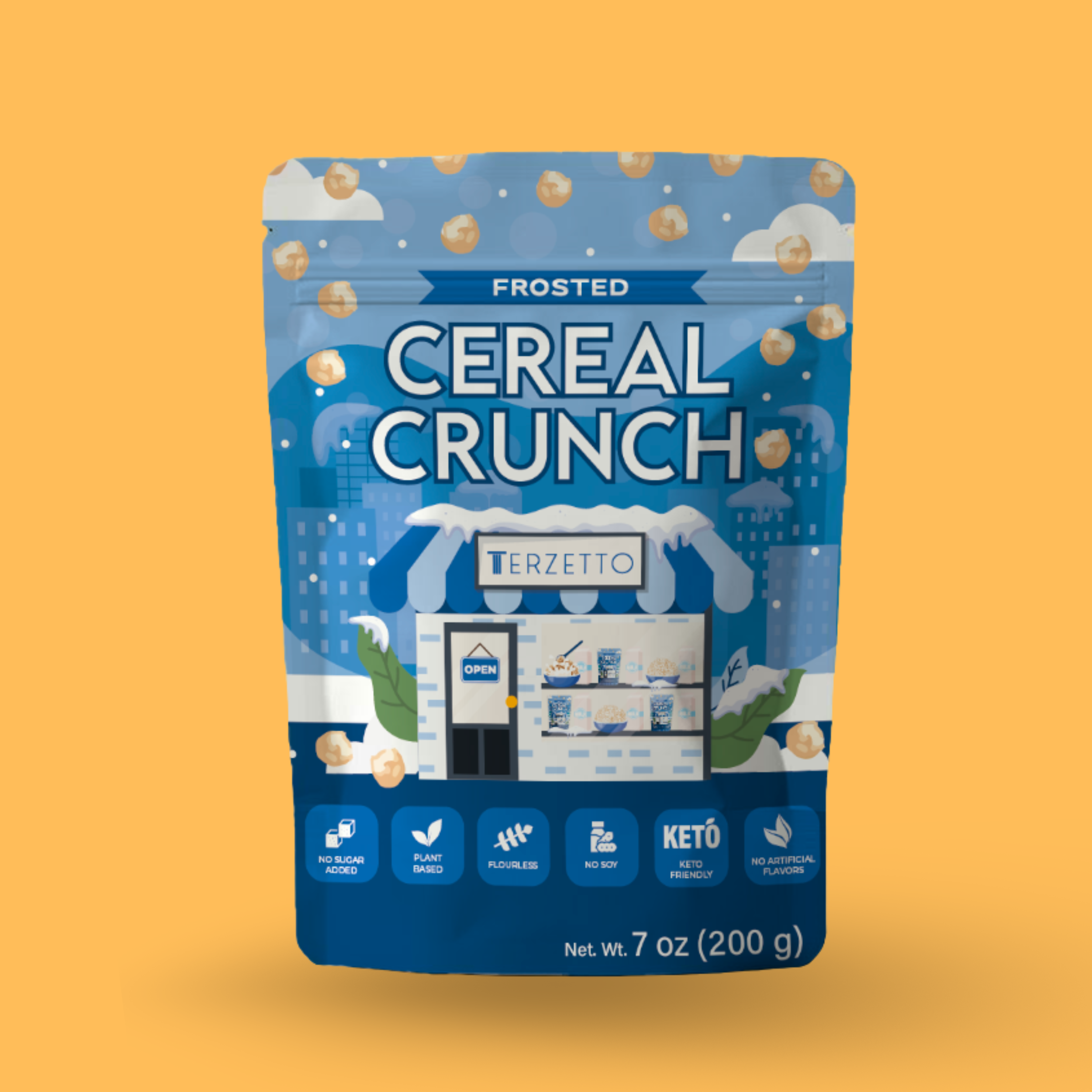 TERZETTO Glazed Crunchy Quinoa Cereal