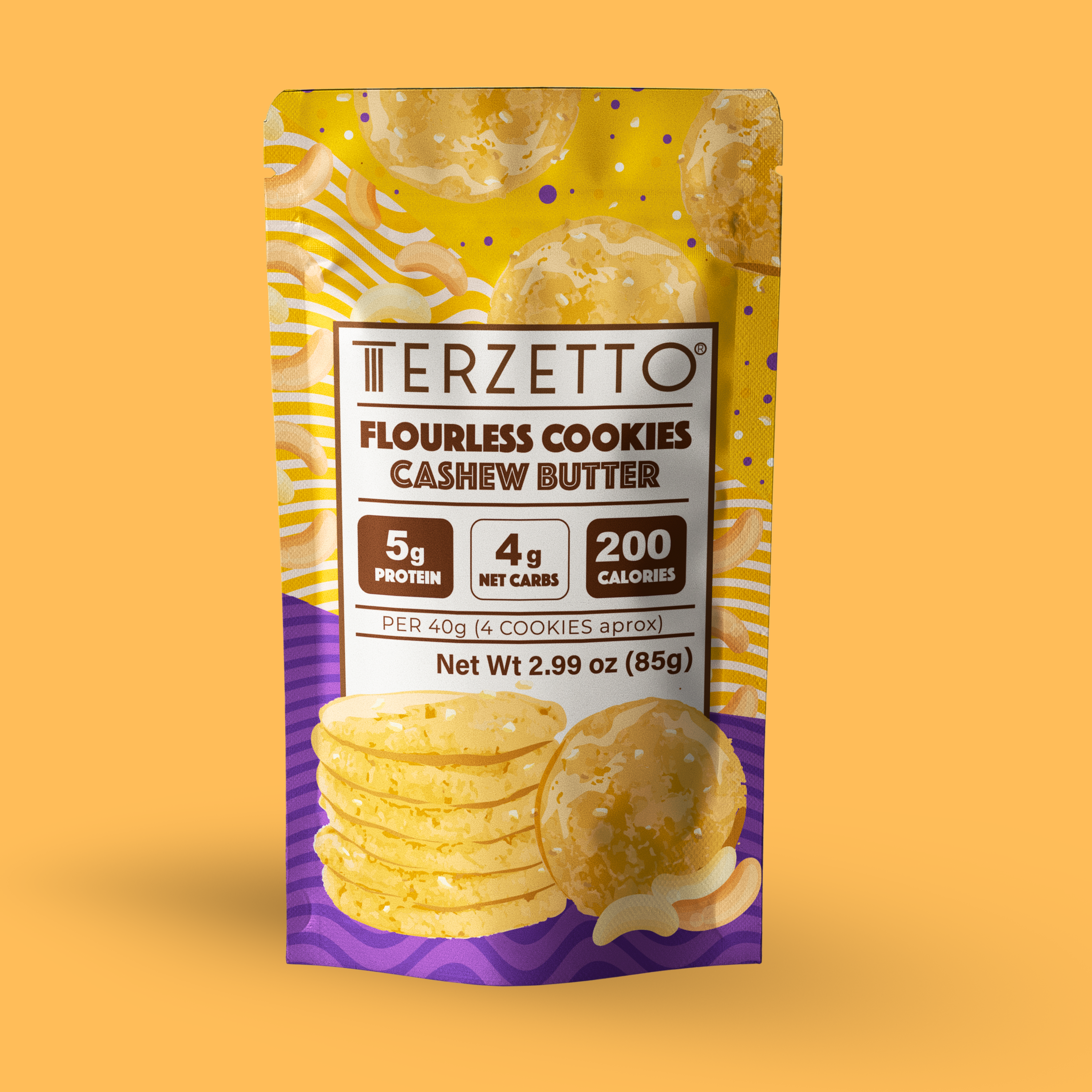 Flourless cookies cashew butter - Terzetto