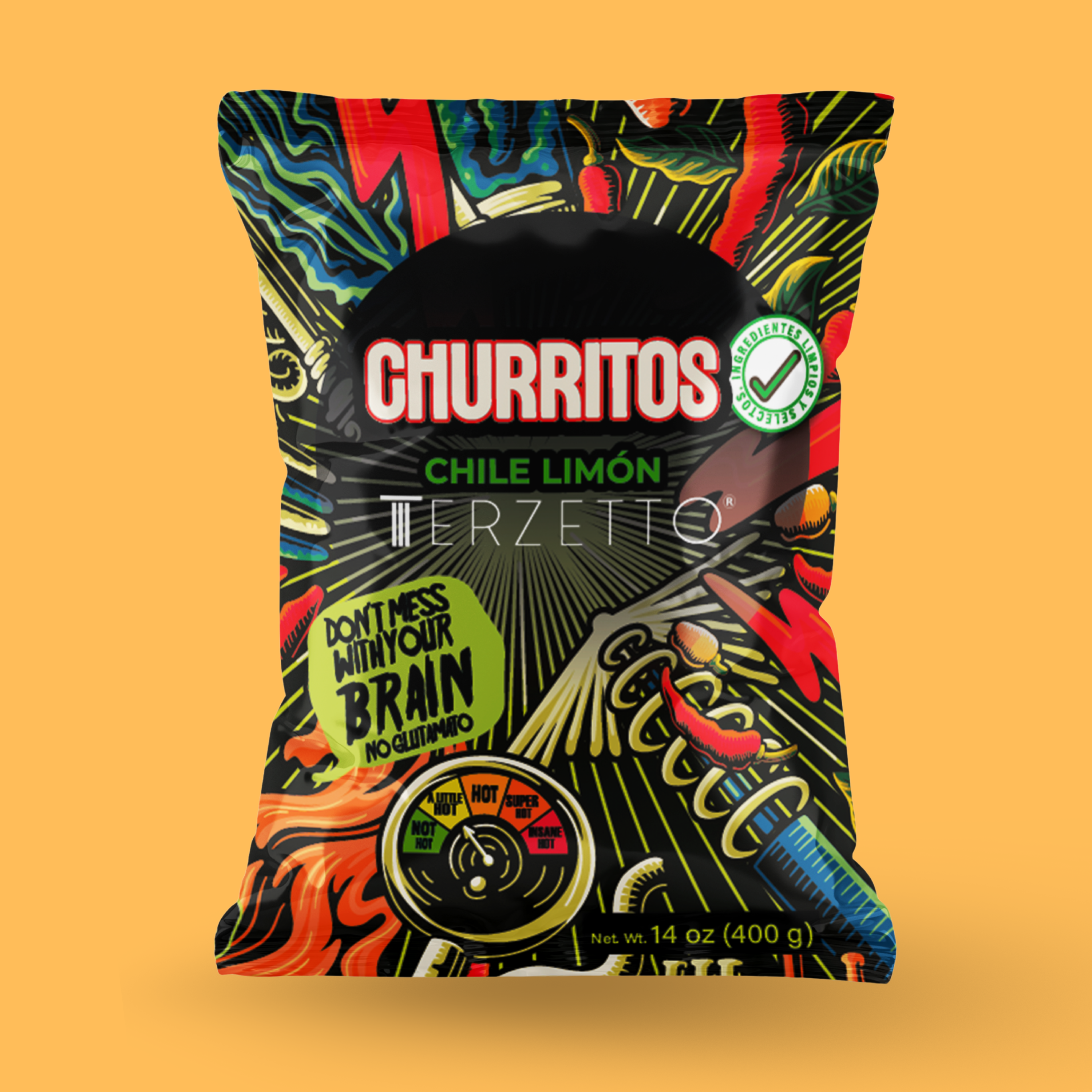 Terzetto Churritos chile limón