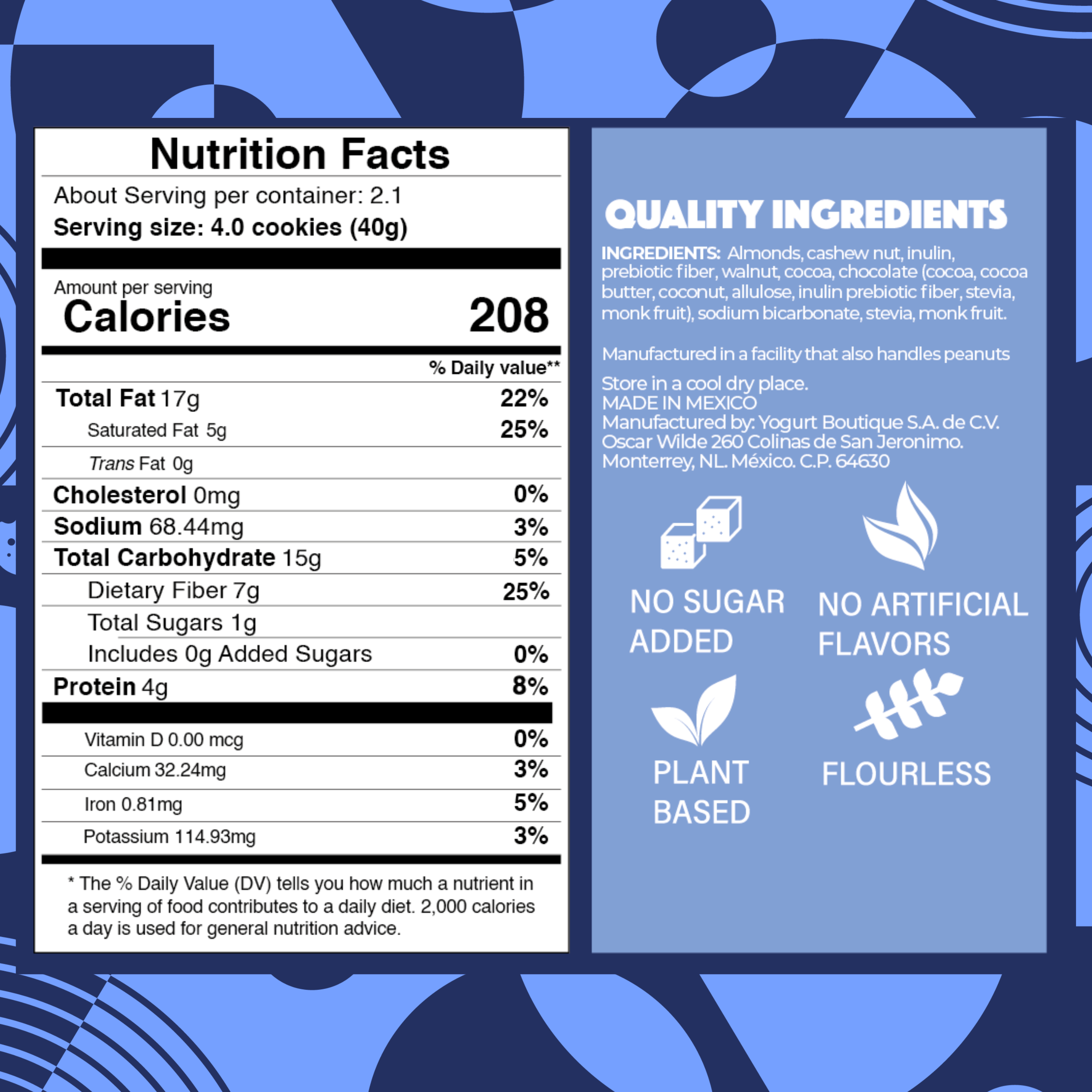 Flourless cookies brownie - Terzetto